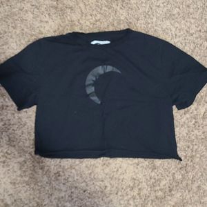 ZYIA moon cropped tee